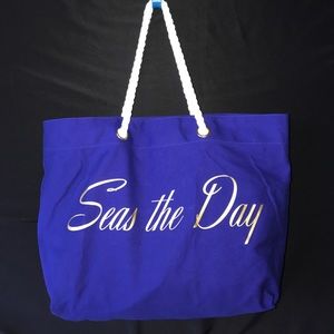 Seas the Day beach tote