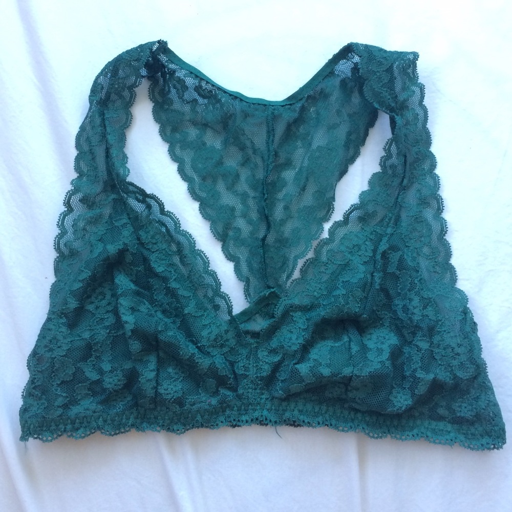 VS green bralette