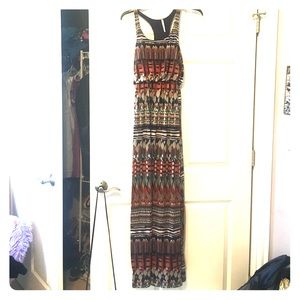 Tribal maxi dress