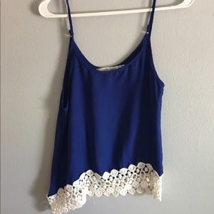 Lace Bottom Tank