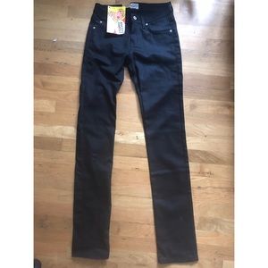 SOLD Naked & Famous Black Powerstretch Jeans