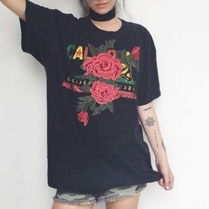 Lf vintage furst of a kind rose tee
