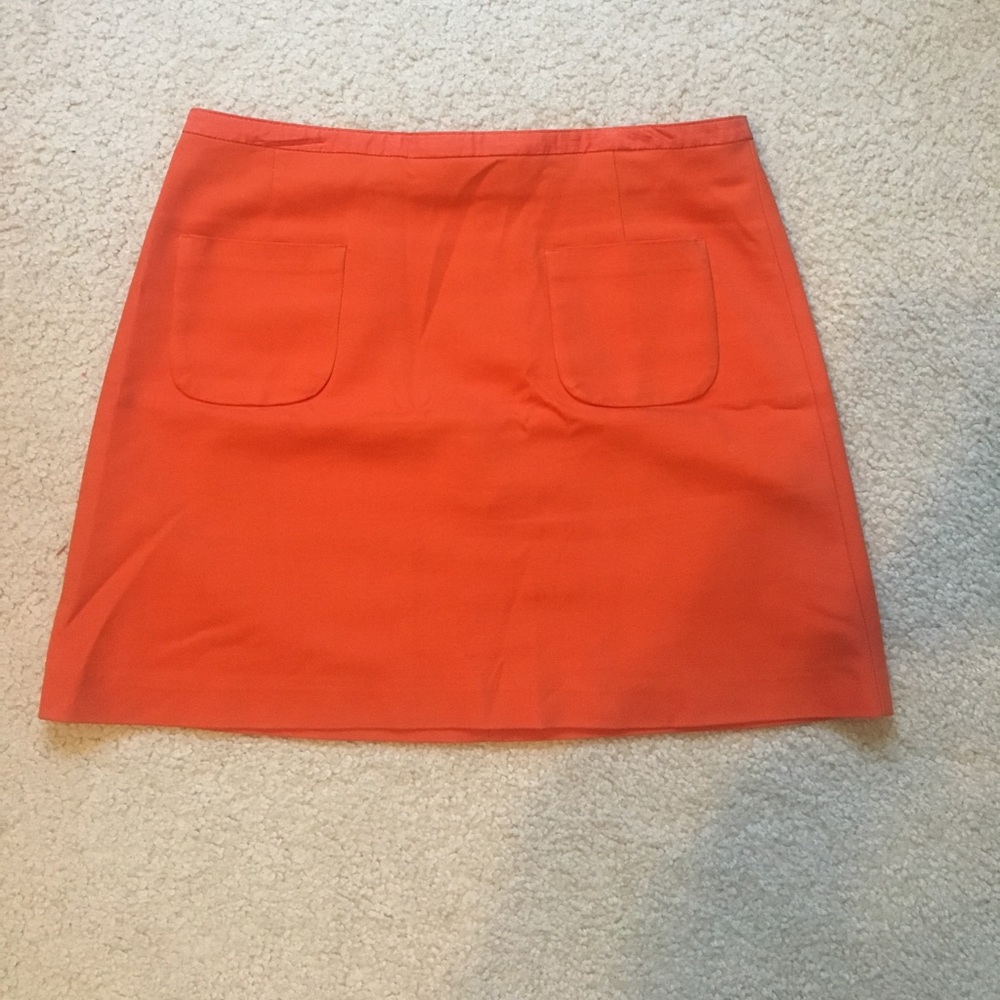 Orange H&M short skirt
