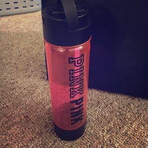 Pink water bottle