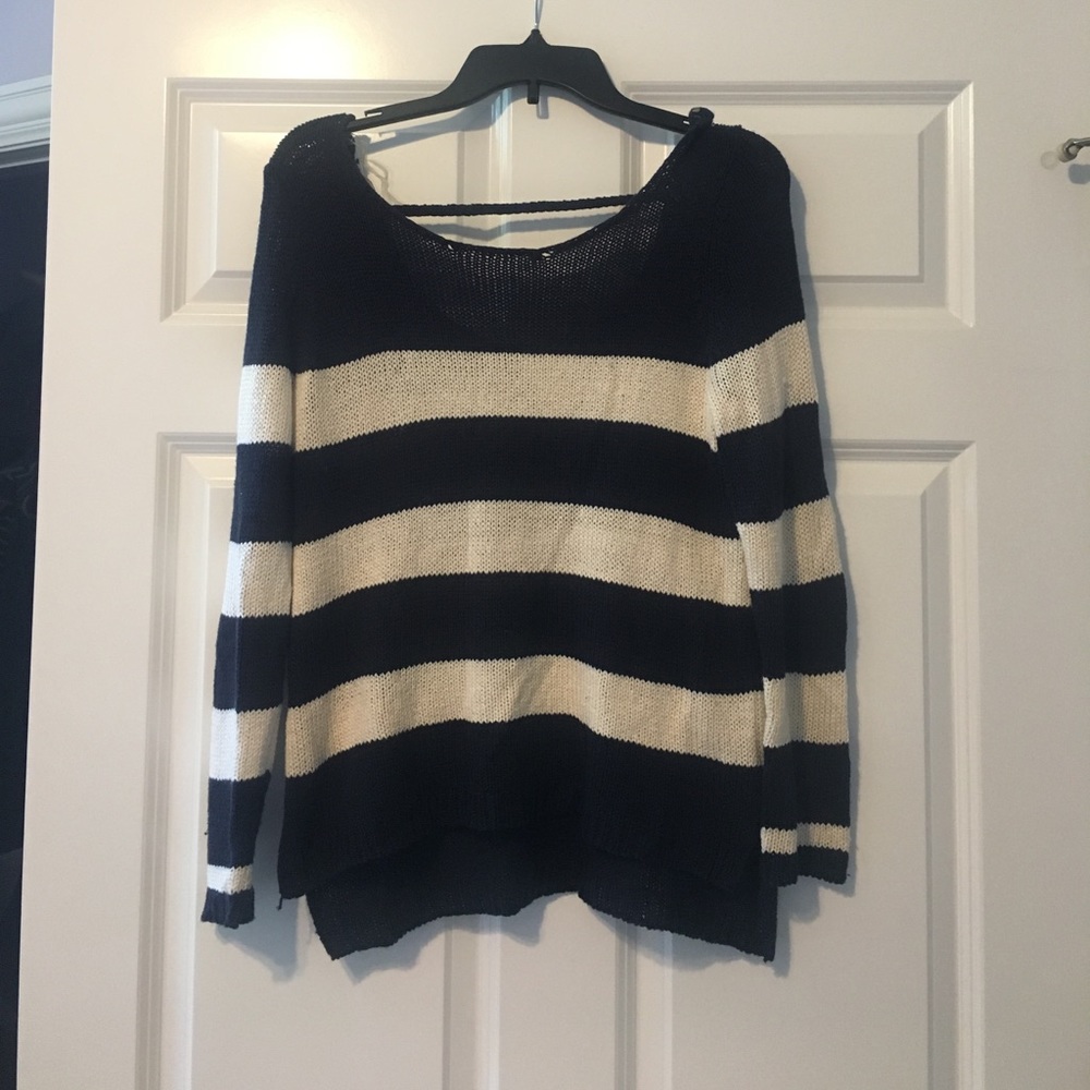 Stripes knit sweater
