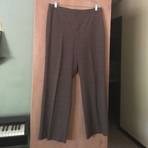 Brown plaid trousers (Sz 18; fit like 16)