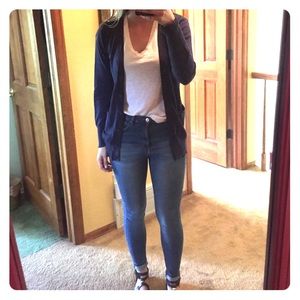 J.Crew Navy Cardigan