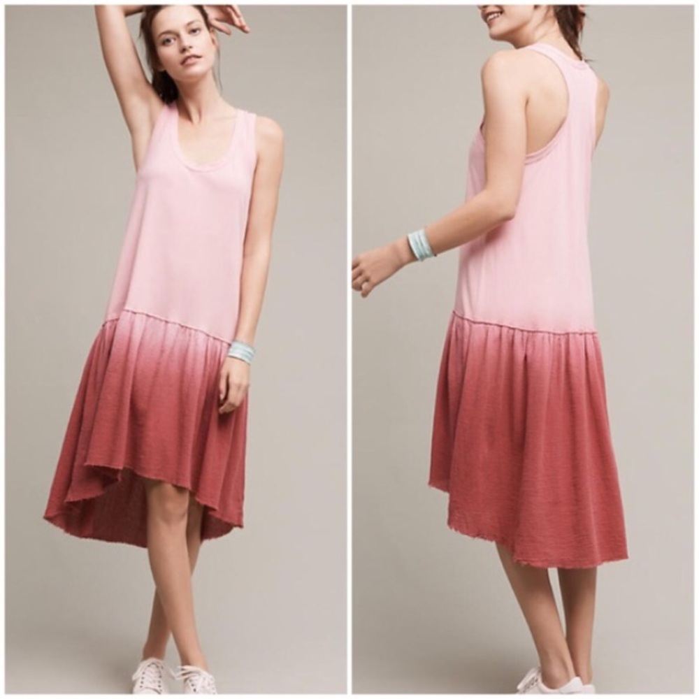 ❌SOLD❌Anthropologie Watercolor Ombré Dress