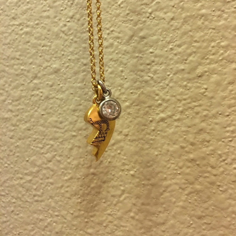 Half heart Juicy Couture best friend necklace