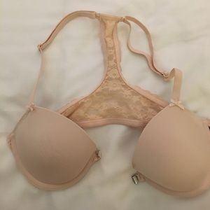 AERIE front clip lace back bra