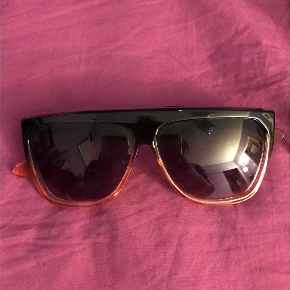 Black and orange sunglasses