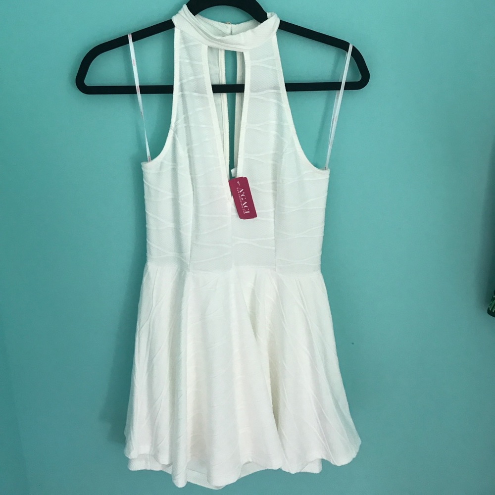 White Romper Skort
