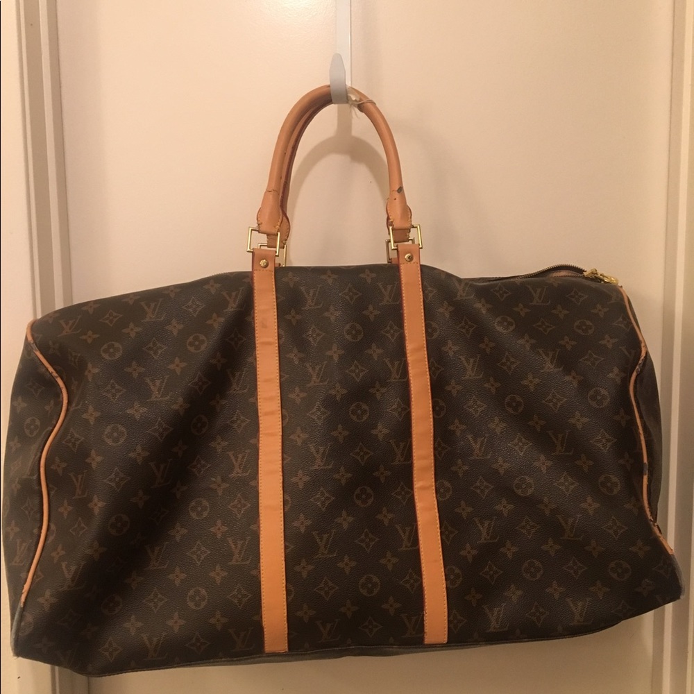 A real Louis Vuitton luggage bag
