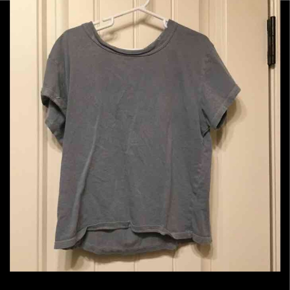 Light Blue top shop crop top