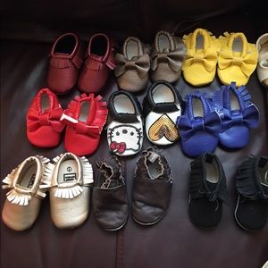 Lot of moccasins used