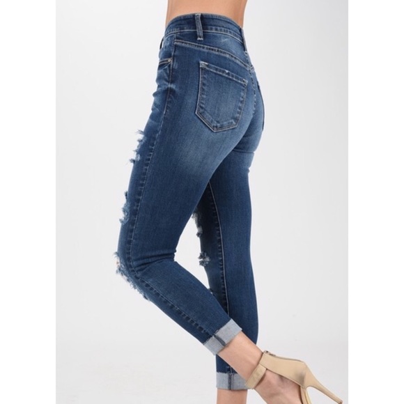 Distressed denim jeans Kancan- last pair. - Picture 7 of 7