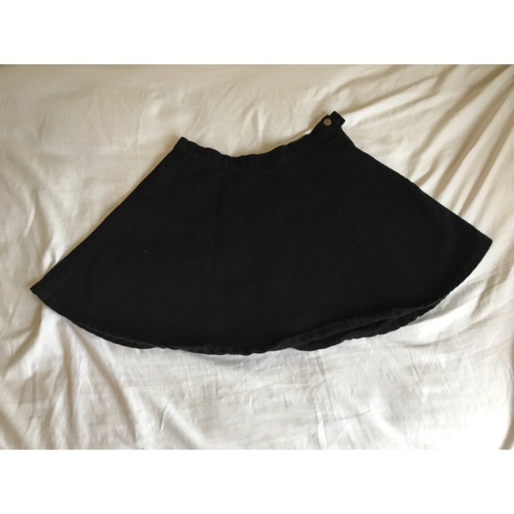 American Apparel black circle skirt