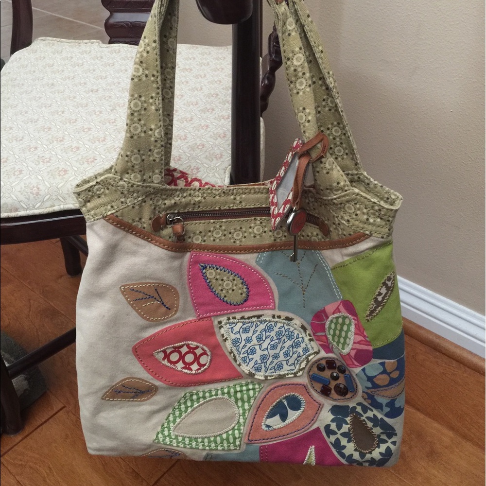 Fossil Canvas Tote