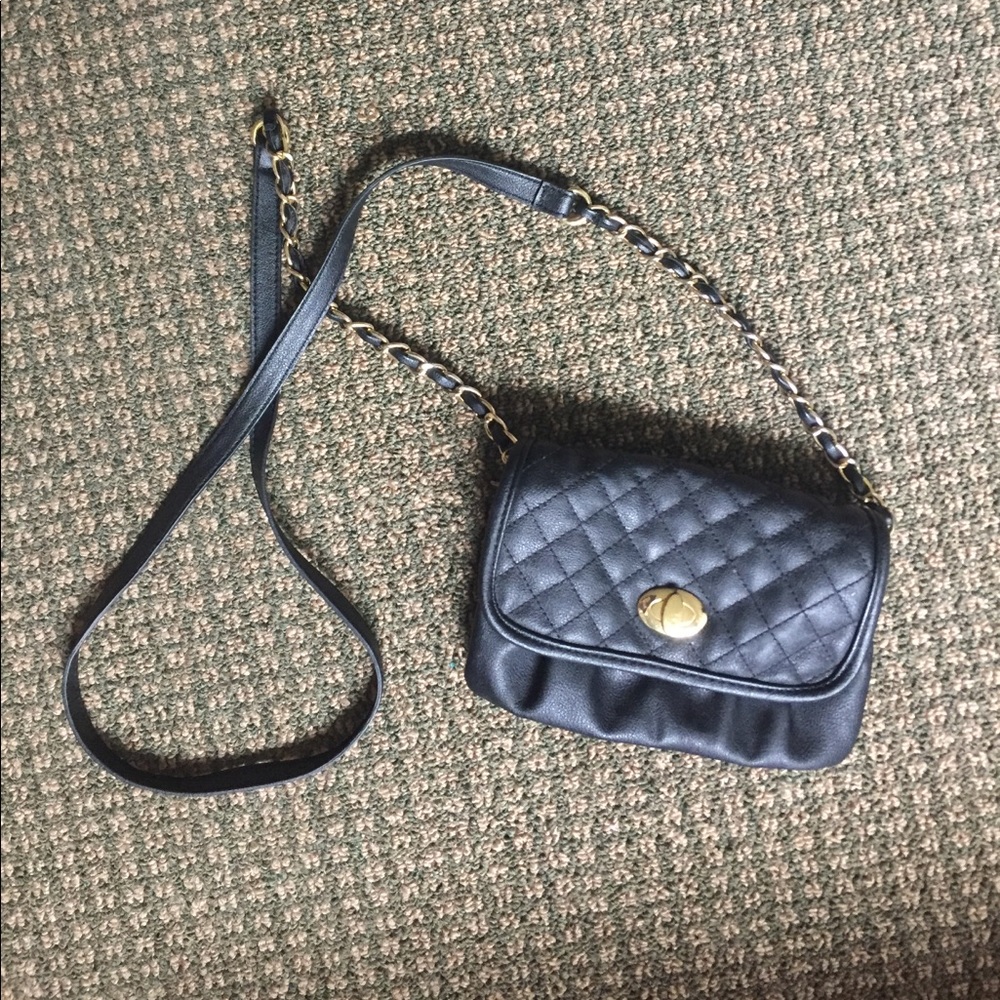 Black crossbody bag