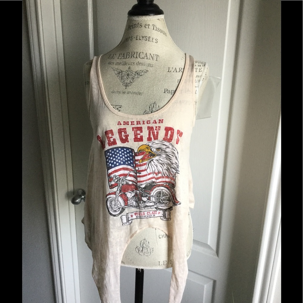 crop top the legends size medium/ large