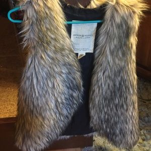 Ralph Lauren faux fur vest