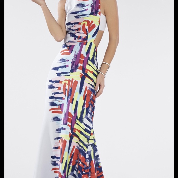 BCBG open-back gown - Picture 1 of 4