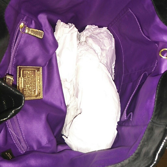 🛍️👜 COACH POPPY AUTHENTIC LEATHER BELLA TOTE NWT - Picture 7 of 8