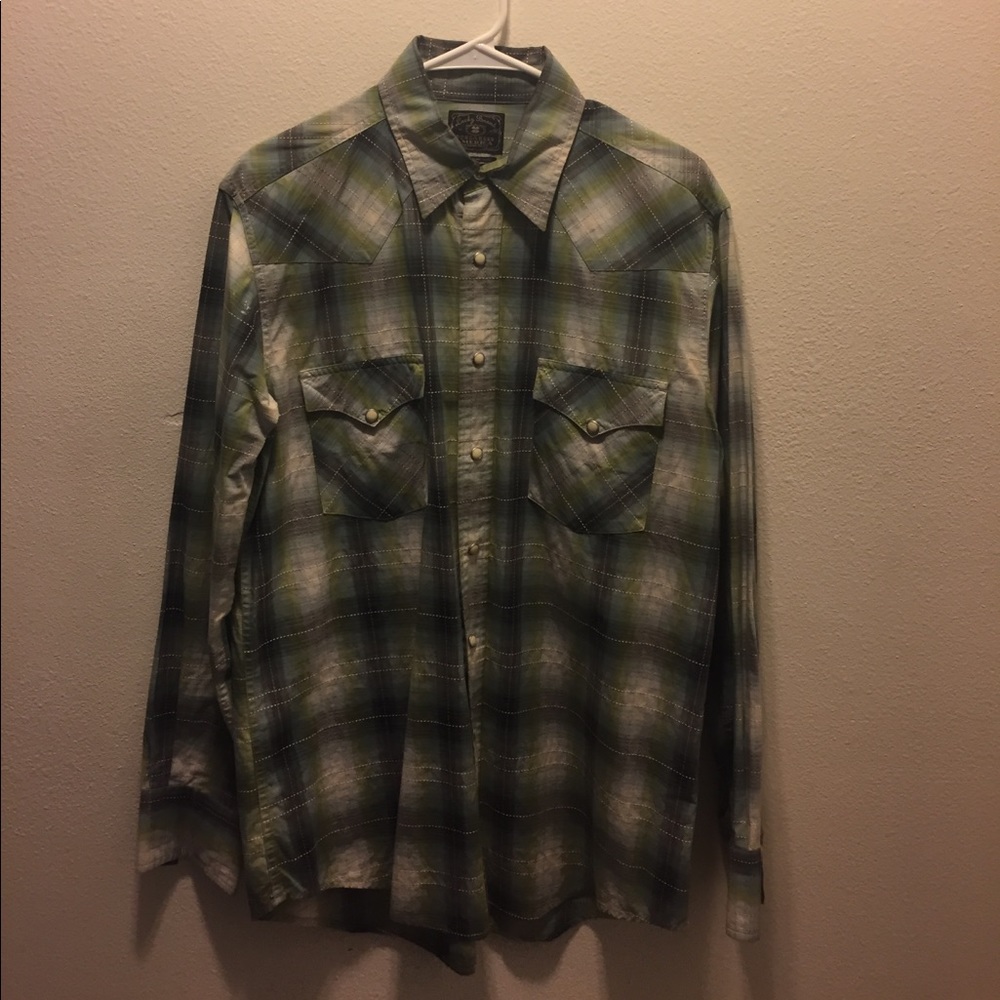Lucky Brand Men's Long Sleeve Button Up Shirt