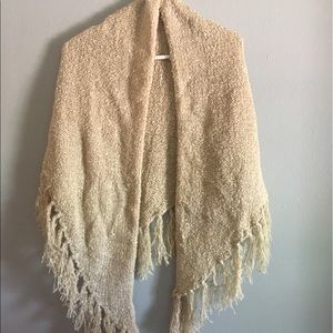 Cozy Beige Triangle Shall