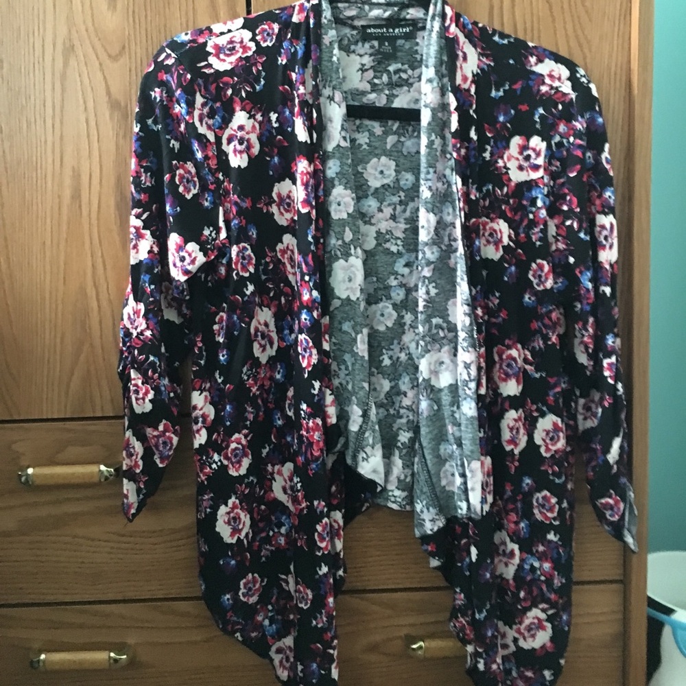 Floral cardigan