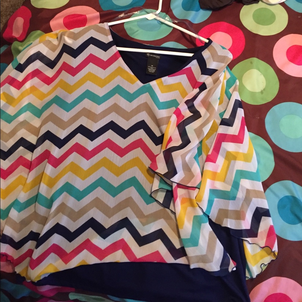 Flowey chevron top