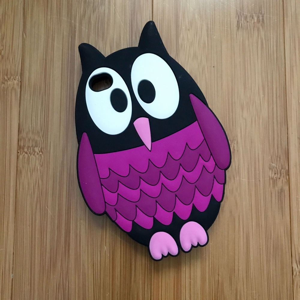 NWOT Silicone owl iPhone 4/4s phone case