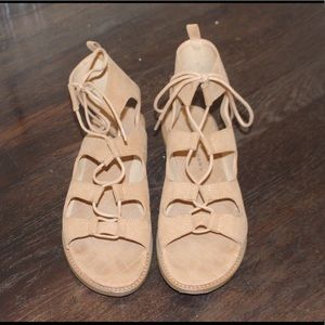 nude sandals