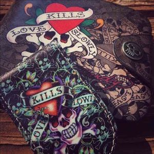 Ed Hardy men's wallet & money clip