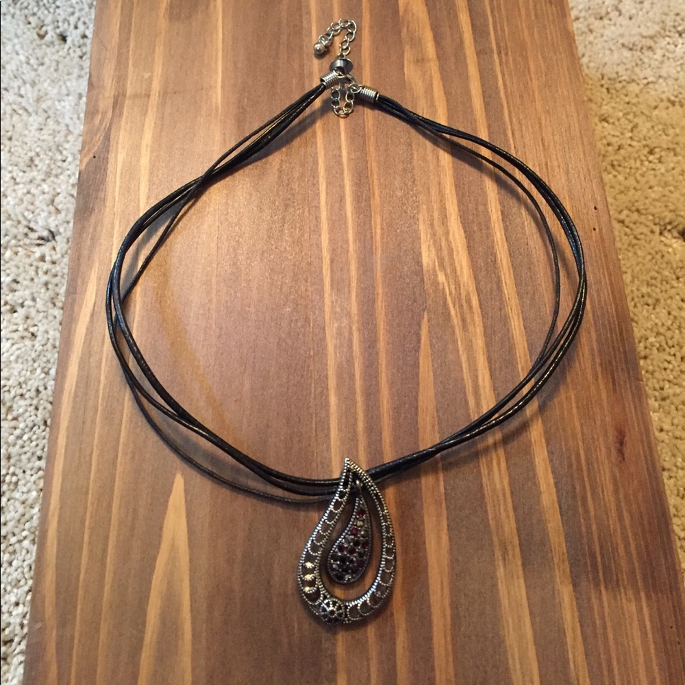 Lia Sophia paisley necklace
