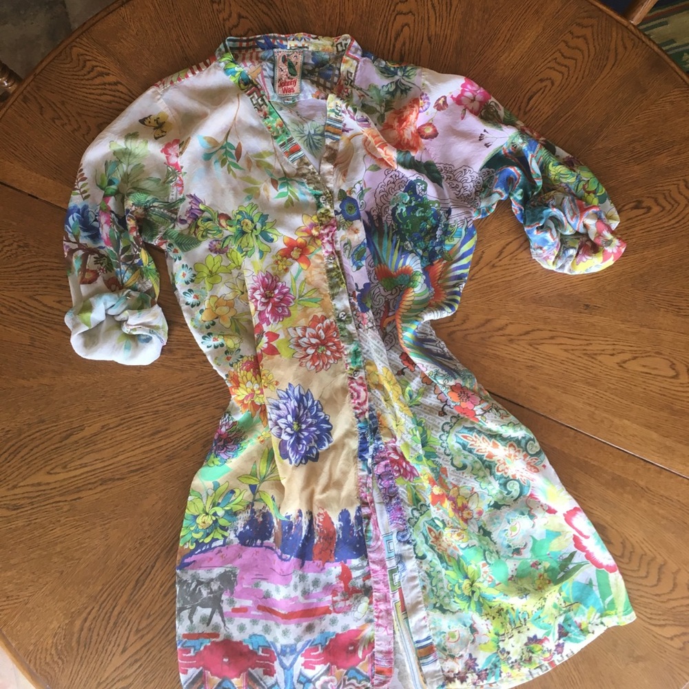 Johnny Was Tunic or dress size large