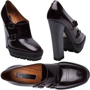 BURBERRY Parker Monk Strap Heel