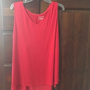 lane Bryant Red sleeveless Dress top