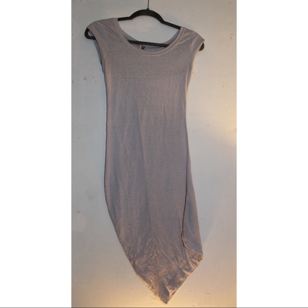 Free People angled bodycon midi dress