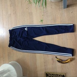Adidas track pants size SMALL (Tiro 15 NAVY/WHITE)