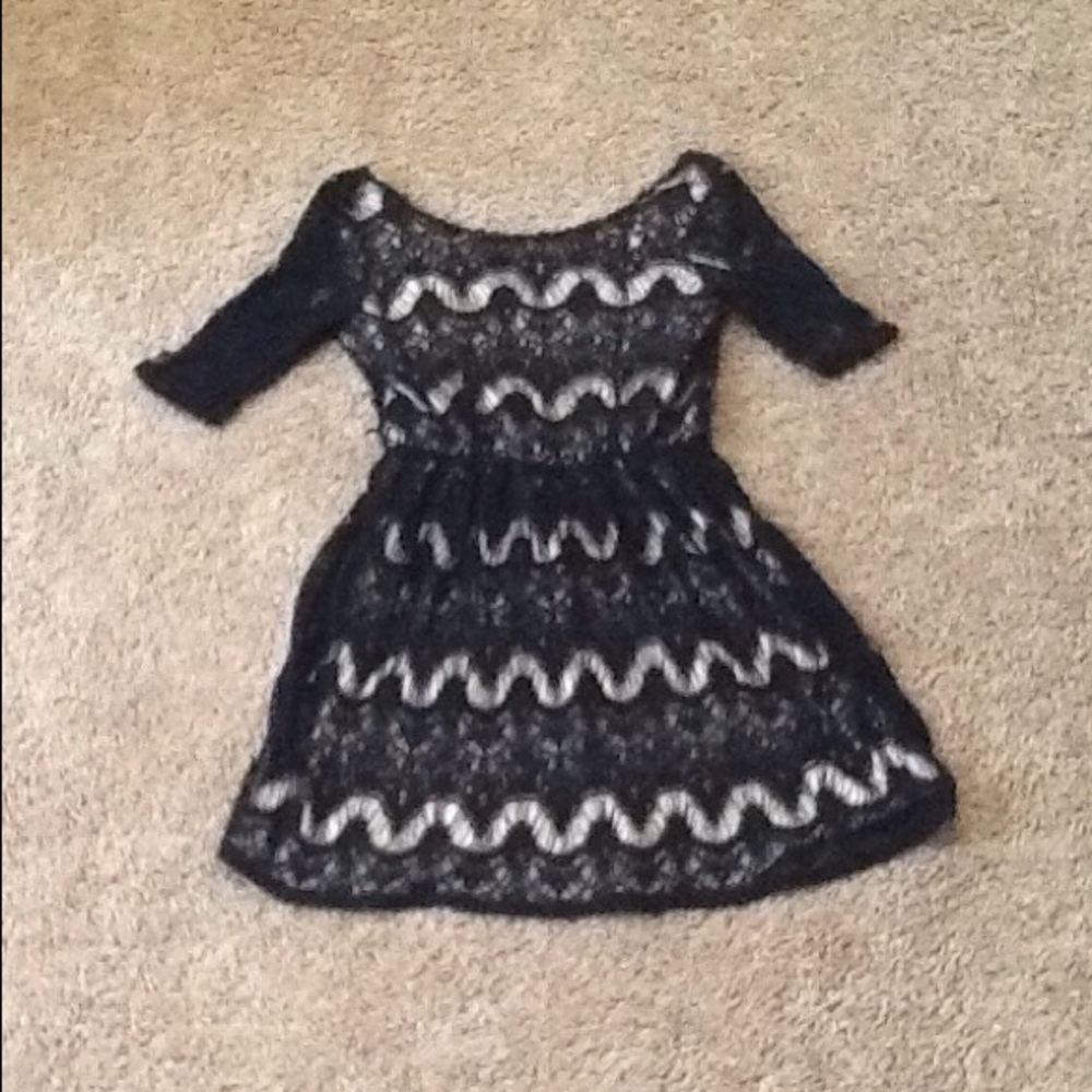Lacy Black Dress.