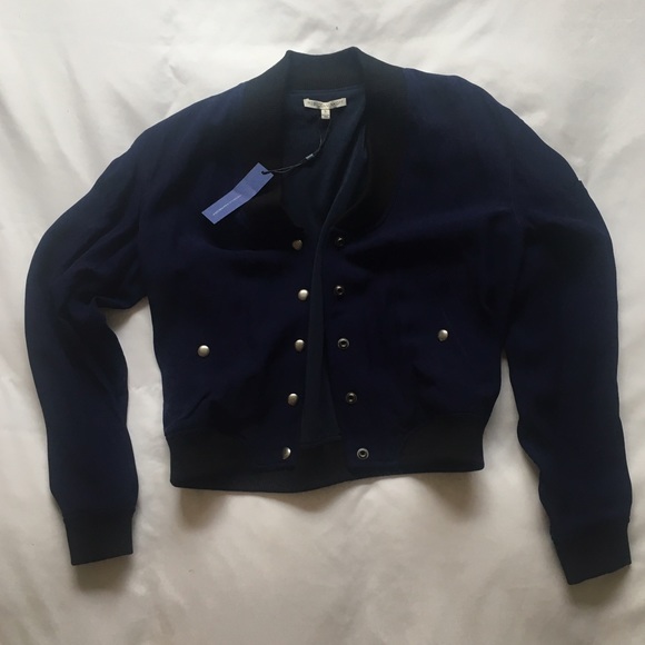 Rebecca Minkoff Raleigh Crepe Bomber Jacket - Picture 2 of 4