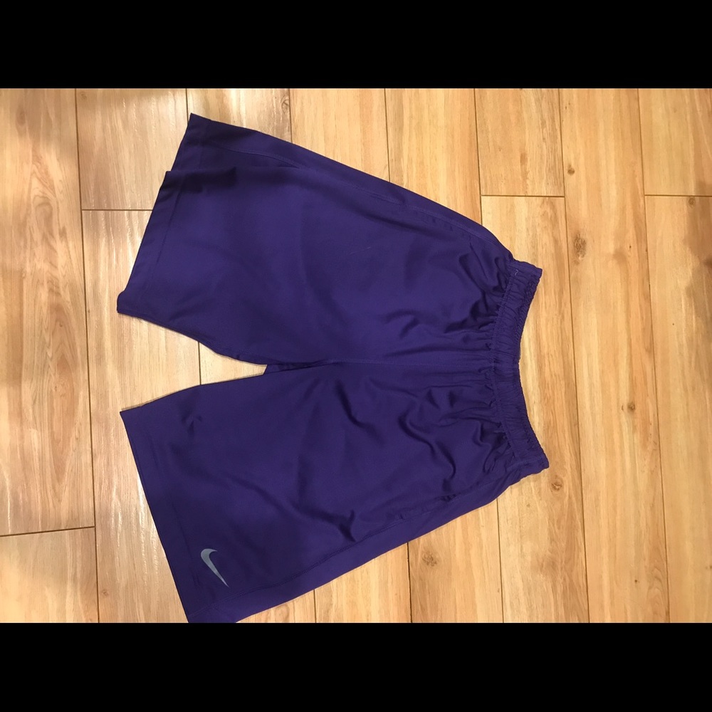 Purple Nike Dri-fit men's small shorts