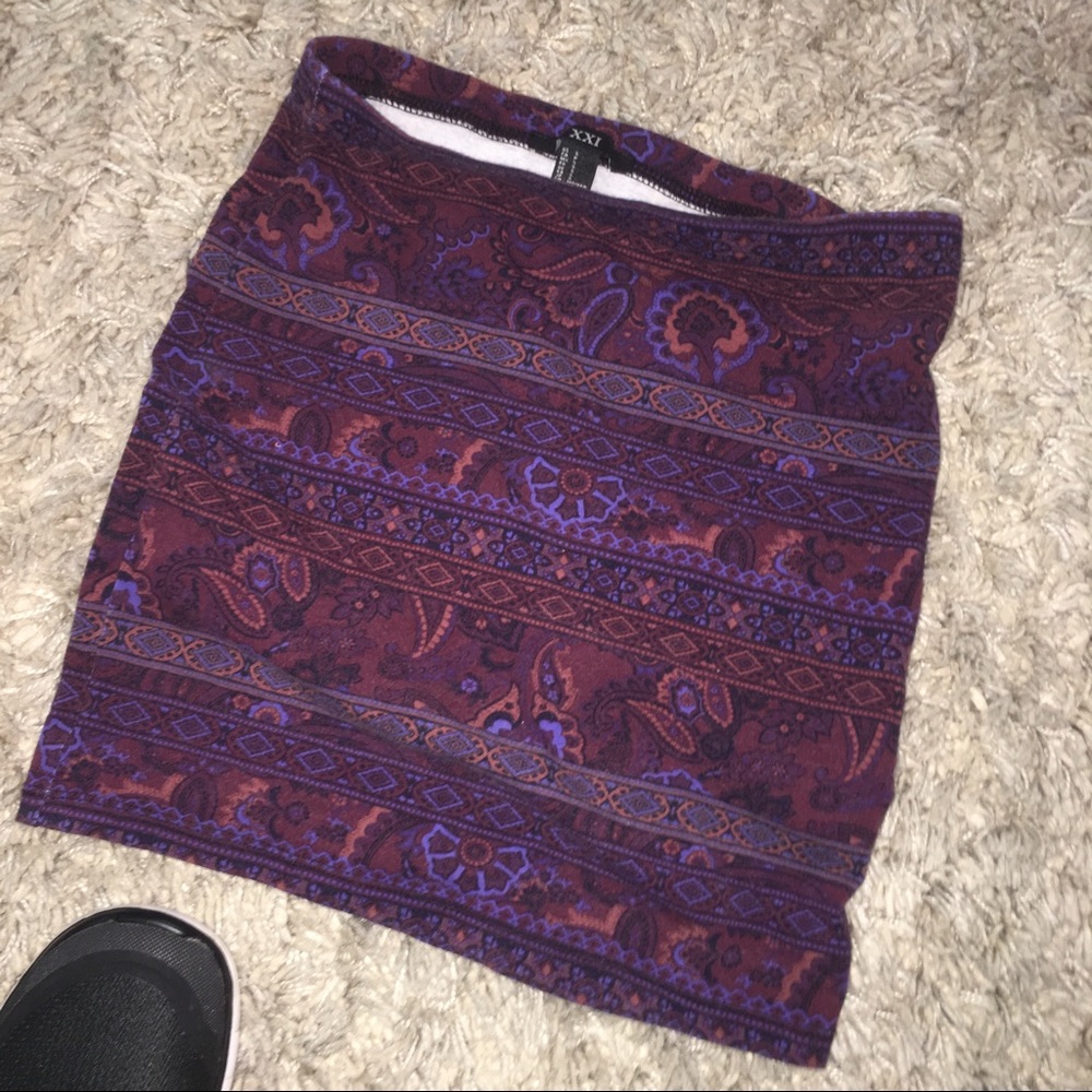 Mini pencil skirt