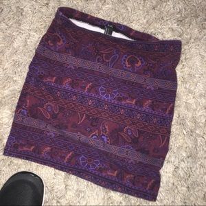 Mini pencil skirt