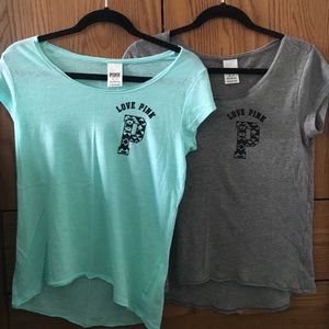 2 VS PINK tops