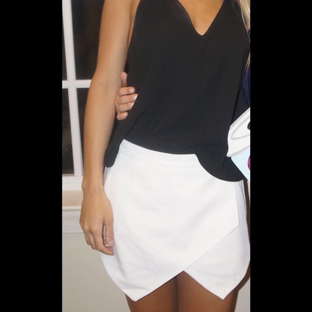 White Envelope Skort NWT