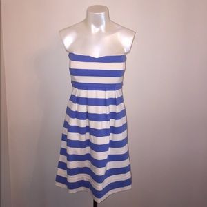 J. Crew Stripe Strapless Dress - size 4