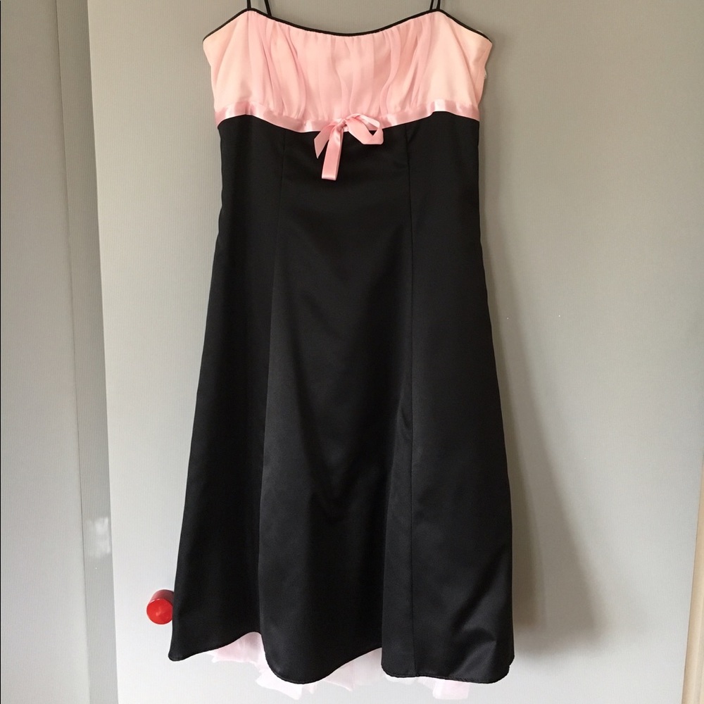 ZumZum Black and Pink Cocktail Dress