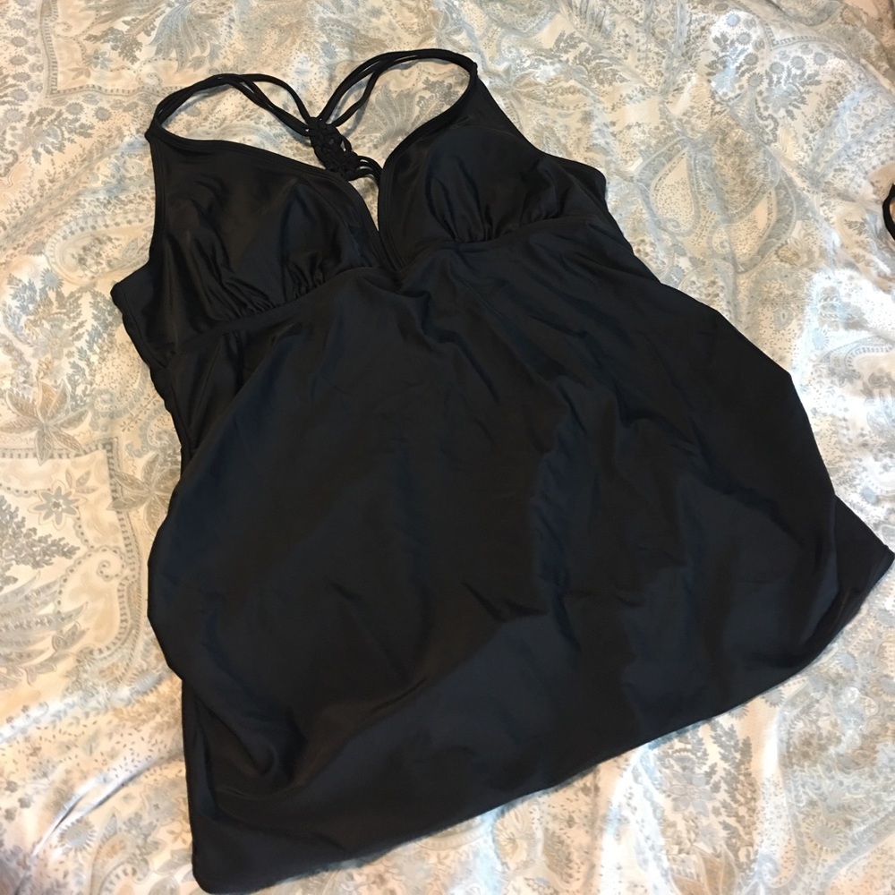 Liz Lange Maternity Tankini Top and Bottom